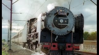 preview picture of video 'South African Steam: 25NC 3417 Golden Thread Worcester to Dal Josafat October 1996'