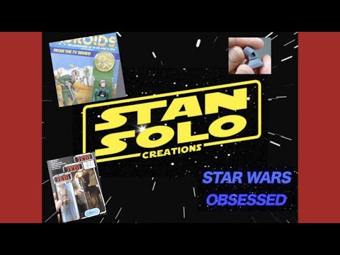 Beautiful Carded Star Wars Figures, EV-9D9 & A-Wing Pilot, From Stan Solo Creations!