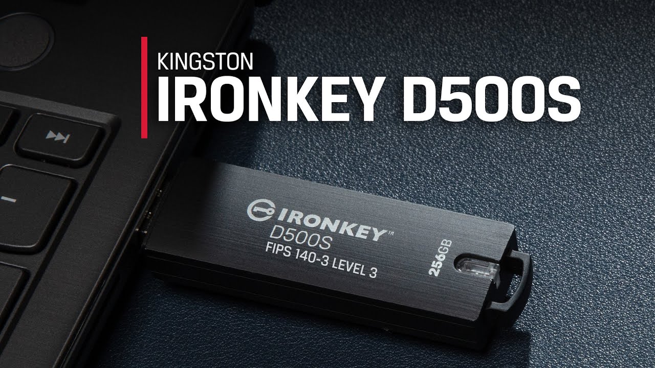 Military-Grade Hardware Encryption - IronKey D500S USB Flash Drive