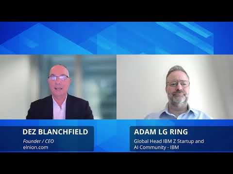 Adam LG Ring, Global Head IBM Z Startup and AI Community, discussing IBM Z Day 2025