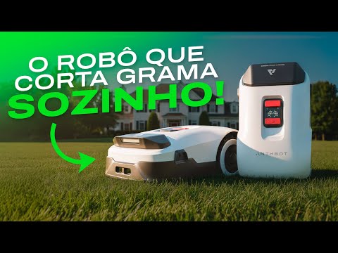 Robô Cortador de Grama Anthbot Genie 3000 WiFi Sem Fio - Branco - 5