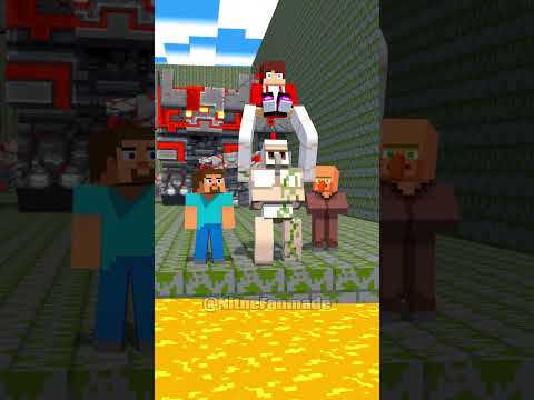 Steve And Mikey & JJ Running Away From Lava Trap! Part 3