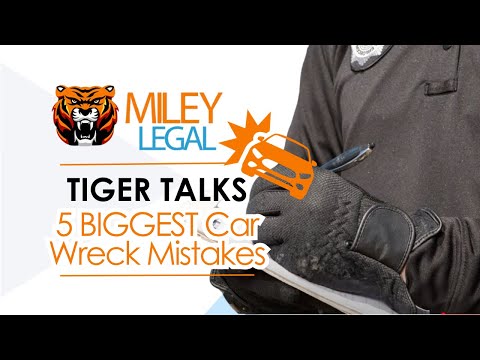 5 BIGGEST Car Wreck Mistakes | Tiger Talks Ep 7