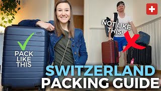 How To Pack For Switzerland in All 4 Seasons | Free Packing List, Tips & Product Recommendations