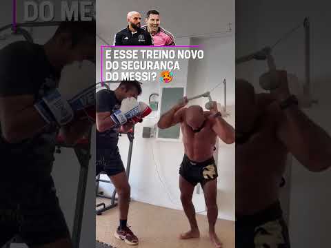 AQUELE TREININHO BEM “LEVE” NA SEXTA-FEIRA DO SEGURANÇA DO MESSI … 😳🥵 #shorts