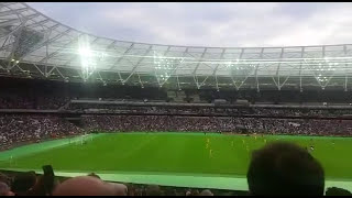 54,000 West Ham fans singing Bubbles in the First Game at the OS
