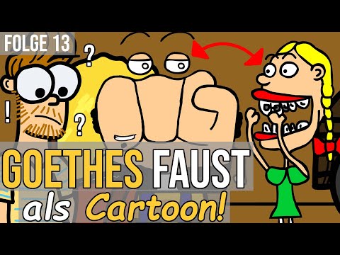 Ein Gartenhäuschen | Goethes Faust als Cartoon Folge 13
