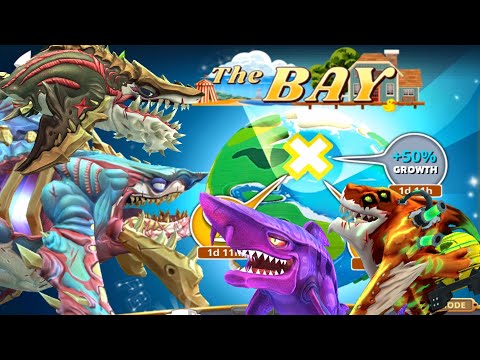 Hungry Shark World - New Update - ATOMIC SHARKS ON THE BAY & ALL 33 SHARKS UNLOCKED