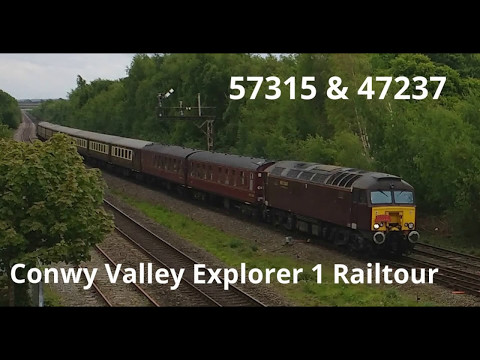 Holywell Junction 13.5.2017 - WCRC 57315 & 47237 Conwy Valley Explorer 1