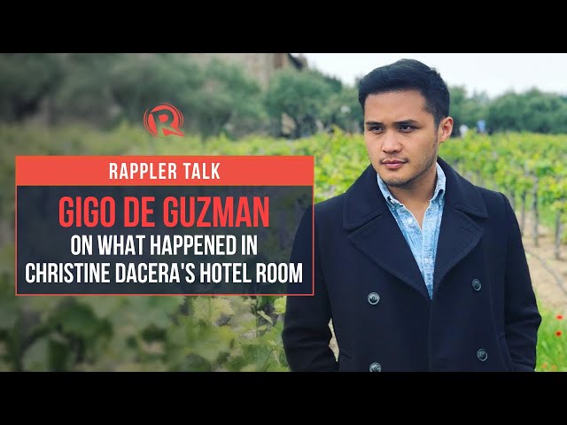 Rappler Talk: Gigo de Guzman on what happened in Christine Dacera’s hotel room