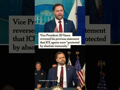 Vance Backtracks on ‘Absolute Immunity’ for ICE Agents