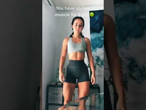 You have so much muscle for a girl 🤢 #shorts