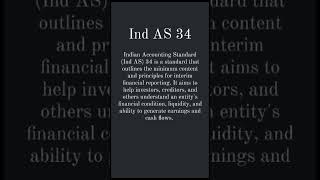 Ind AS 34/ Meaning of Indian Accounting Standard 34 (Part 33)👍 #accountingstandard #ugcnetpaper2