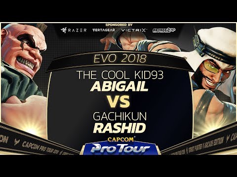 The Cool Kid93 (Abigail) vs Gachikun (Rashid) - EVO 2018 - Semi Finals - SFV - CPT 2018