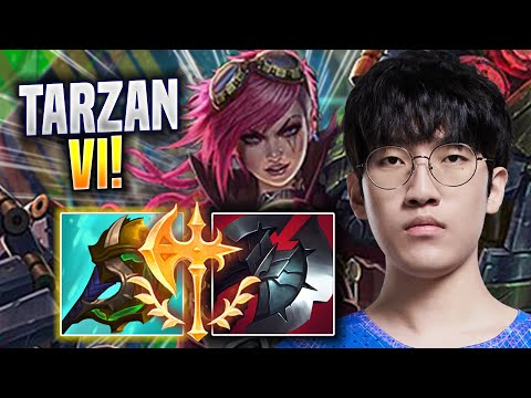 TARZAN IS A GOD WITH VI! - LNG Tarzan Plays Vi JUNGLE vs Lee Sin! | Season 2023