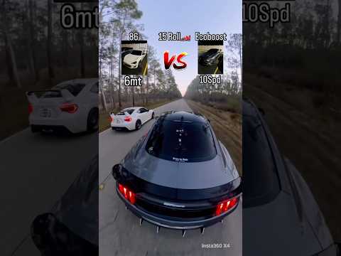 Thumbnail for Manual Toyota 86 Vs Mustang EcoBoost, 15 Roll #mustang #toyota86 #frs #streetracing #car #racing by Toyota 86, Toyota, Car