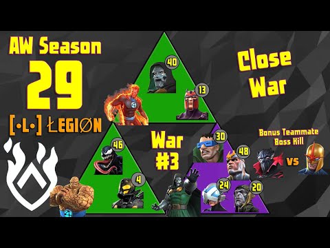Alliance War Season 29 #3 vs •L•  - Close War & Landing in Masters after Week1
