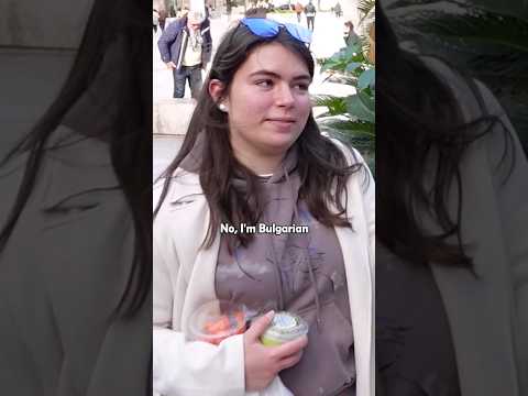 When a Bulgarian girl does a language challenge