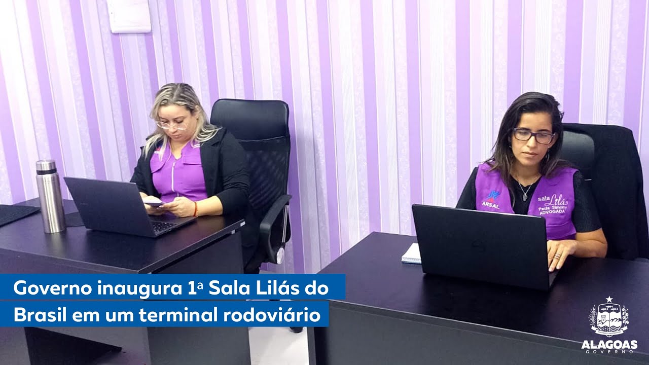 Governo inaugura 1ª Sala Lilás do Brasil em um terminal rodoviário