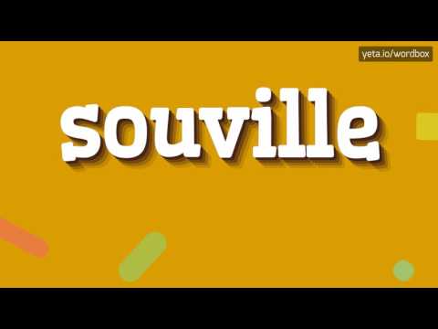 SOUVILLE - HOW TO PRONOUNCE IT? #souville