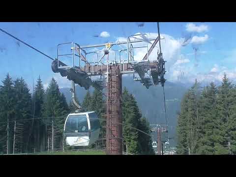 Discesa integrale cabinovia Agamatic "Pra Rodont" - Pinzolo (TN)