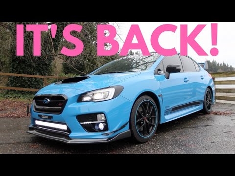 2016 SUBARU HYPER BLUE STI | IT'S FIXED! | APR PERFORMANCE CANARDS