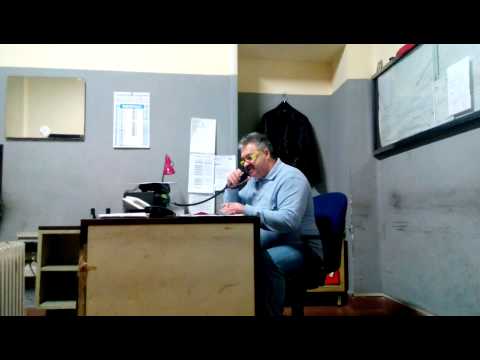 Goriano Sicoli -il grande dirigente al telefono-