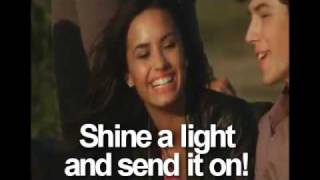 Send it On - Disney Channel Stars - OFFICIAL FULL MUSIC VIDEO + Lyrics on screen