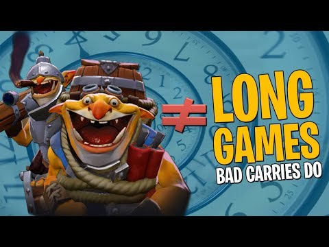 Long Game Myth - DotA 2 Techies Full Match