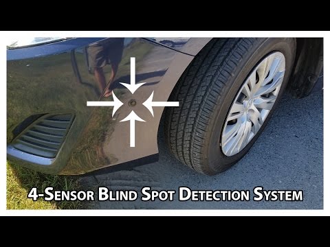 4-Sensor Blind Spot Detection System Installed in 2014 Toyota Camry