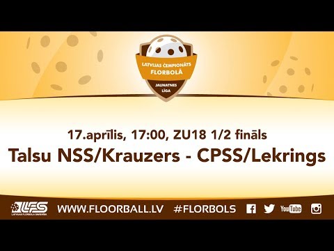 Jaunatnes līga: Talsu NSS/Krauzers - CPSS/Lekrings (ZU18) (17.04.2019)