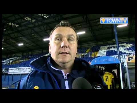 Micky Mellon post Bury away 14/15 - Town TV