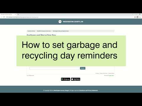 Get Instant Recycle Reminders