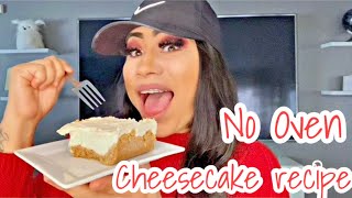 Making Cheesecake without oven |Laura Leal | Easy Recipe