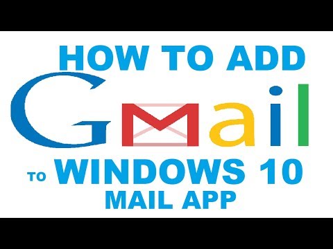 How to add GMAIL to Windows 10 Mail app