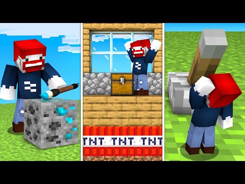 6 PRANKS, die UNSICHTBAR SIND! - Minecraft