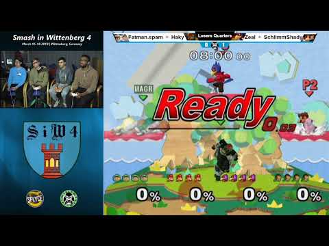 SiW4 - Fatman.spam + Haky Vs. Zeal + SchlimmShady - Losers Quarters - Melee Doubles