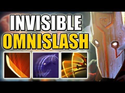 Backstab Damage with Invisible Jugg Ulti [Omnislash + Riki Invis] Dota 2 Ability Draft