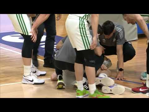 Poškodba Eda Murica! Finale DP Cedevita Olimpija - Helios Suns.