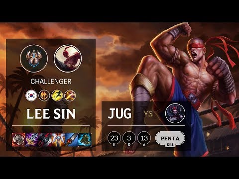 Lee Sin Jungle vs Elise - KR Challenger Patch 10.6