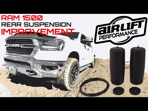 Air Lift HD 1000 Helper Air Springs on 5th Gen Ram 1500