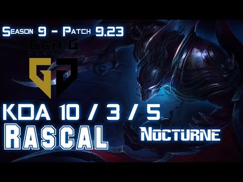 Gen Rascal NOCTURNE vs JAX Top - Patch 9.23 KR Ranked