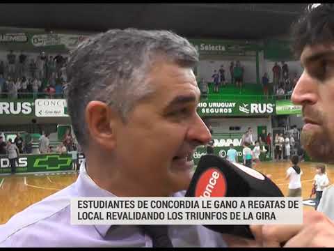 Estudiantes de Concordia superó a Regatas de local: Lo que dijeron los protagonistas