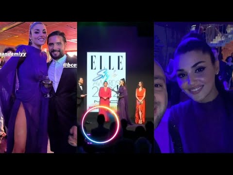 Tonight, Hande ercel with her beauties made beautiful events for her relationship!