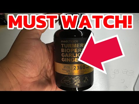 MEDCHOICE 4-in-1 Turmeric and Garlic Supplements with Bioperine 2360 mg (My Honest Review)
