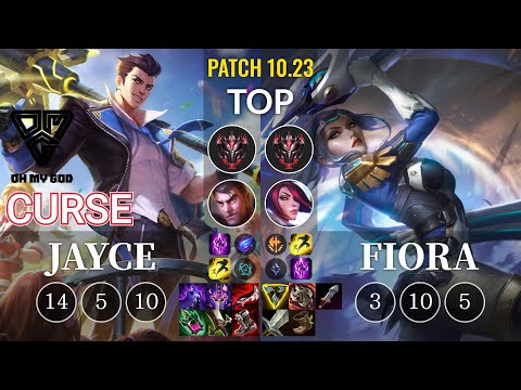 OMG Curse Jayce vs Fiora Top - KR Patch 10.23