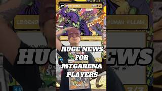 HUGE NEWS FOR #MTGArena GAMERS. #MTGxMarvel #mtg