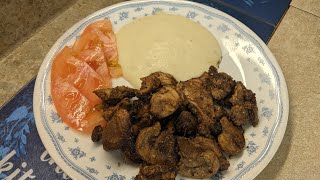 Air Fryer : Superb Balsamic Garlic Chicken With Mushroom