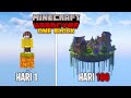 100 Hari Di Minecraft Hardcore Tapi One Block