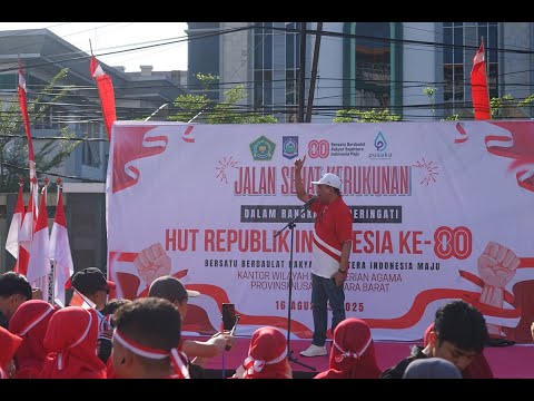 Ribuan ASN Kemenag NTB Ikuti Jalan Kerukunan, Rayakan HUT RI ke-80 dengan Semangat Kebinekaan